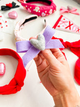 Load image into Gallery viewer, Felt Heart Bows
