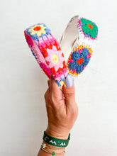 Load image into Gallery viewer, Floral Granny Square Headband
