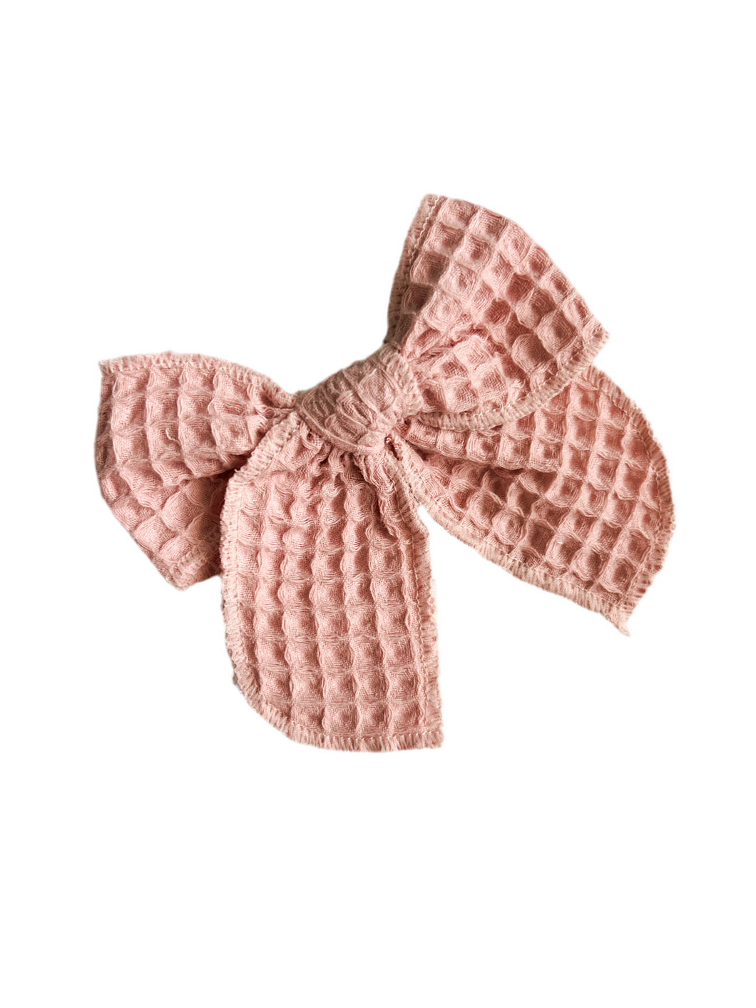 Mauve Waffle Bow