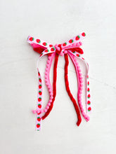Load image into Gallery viewer, Strawberry Yarn Bow
