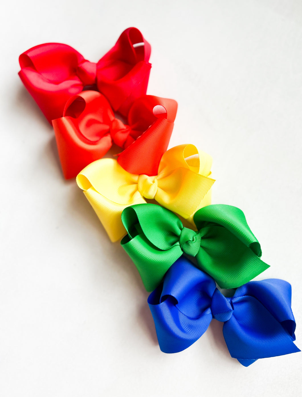 Rainbow Big Bow Set