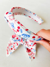 Load image into Gallery viewer, Cherries + Bows Headband
