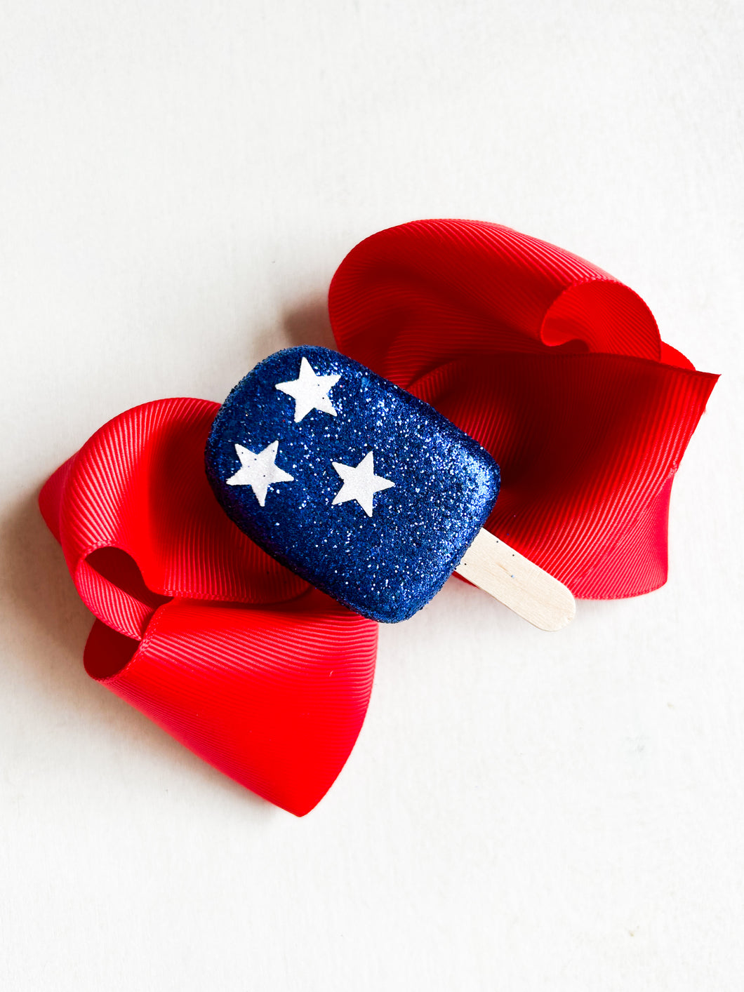 Patriotic Popsicle Big Bows