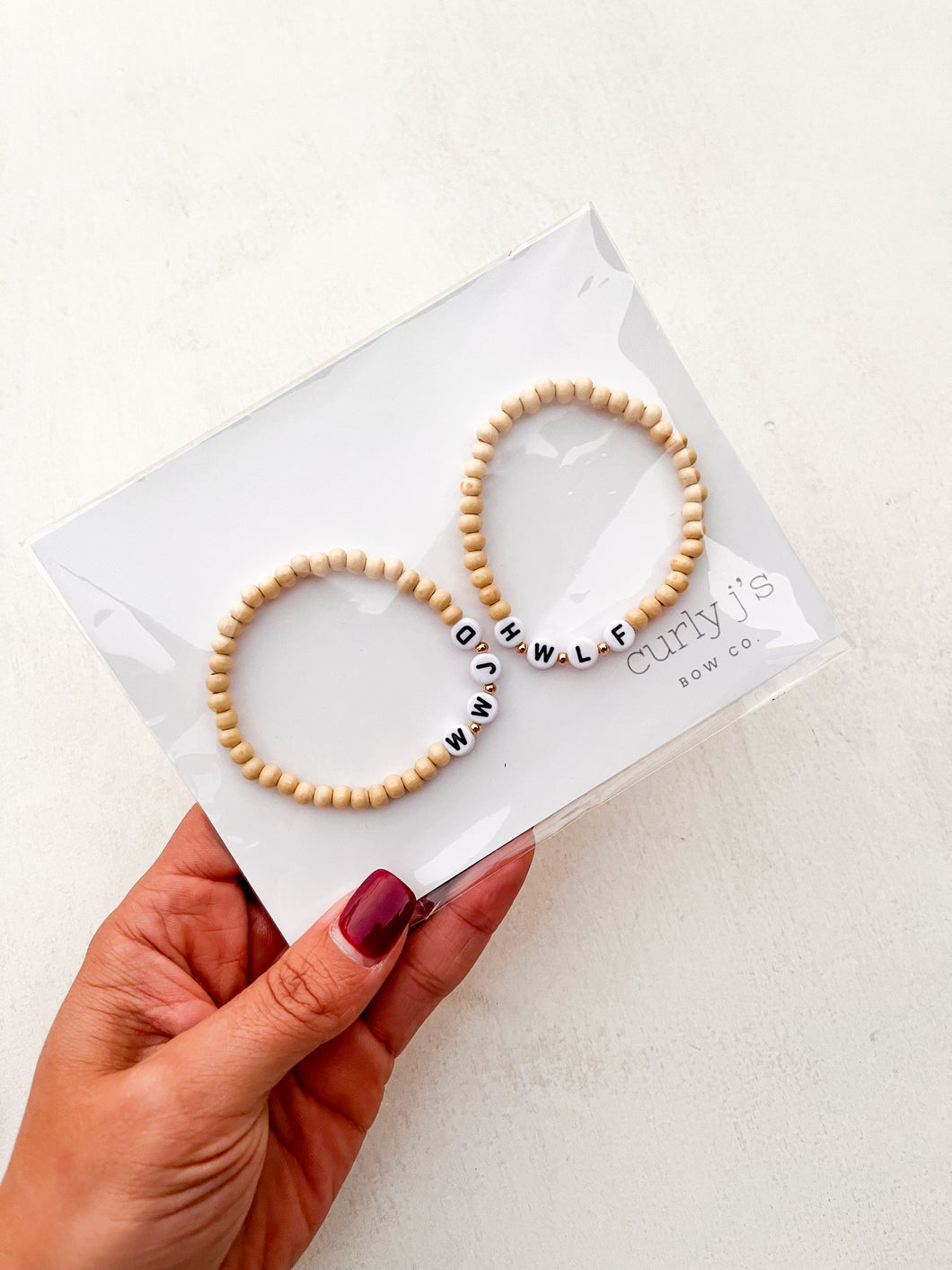 WWJD • HWLF bracelet stack