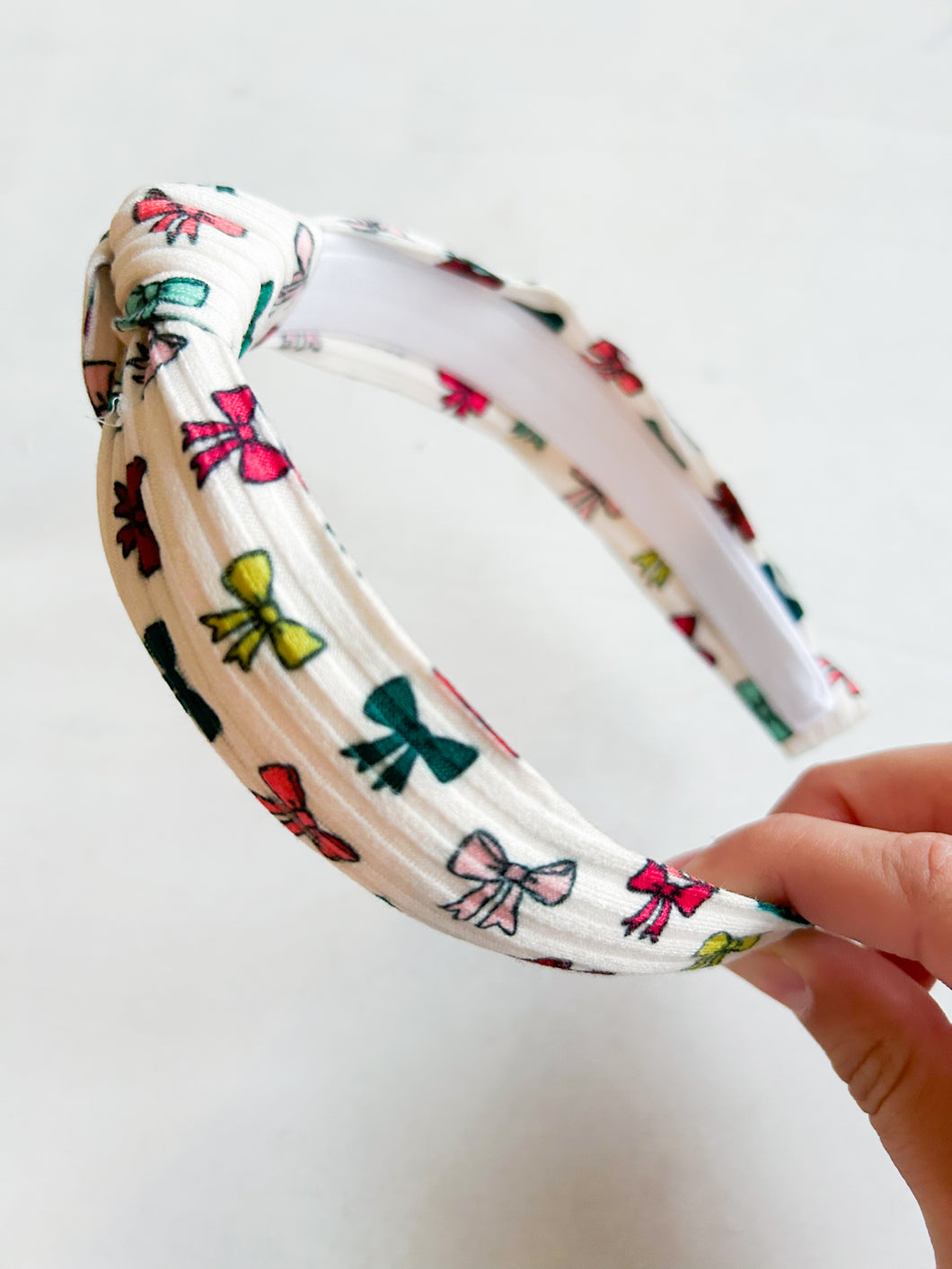 Holiday Bows in Neutral Headband