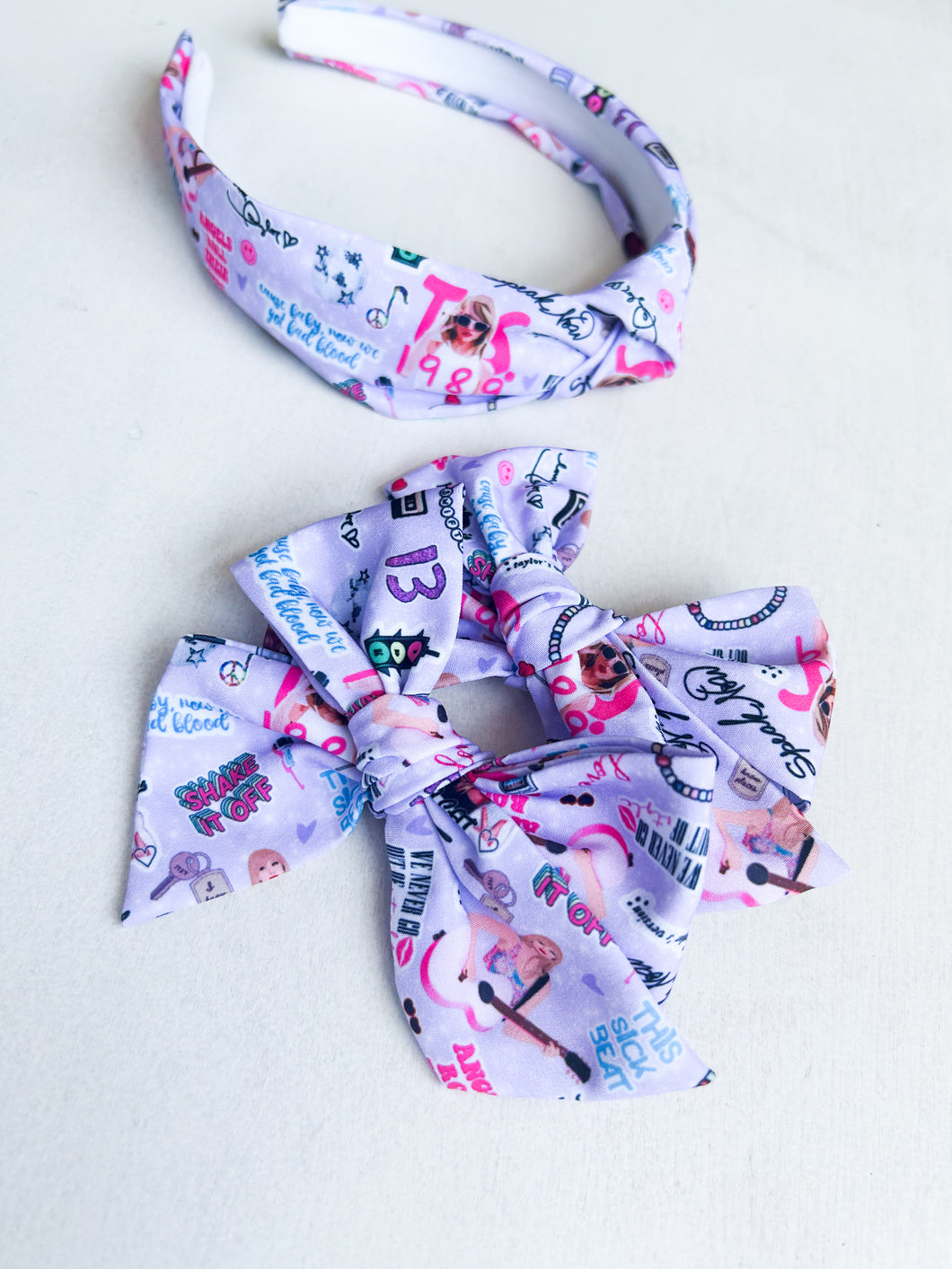 T Swift Lavender Bow