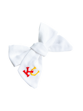 Load image into Gallery viewer, KC Hand Embroidered Bow
