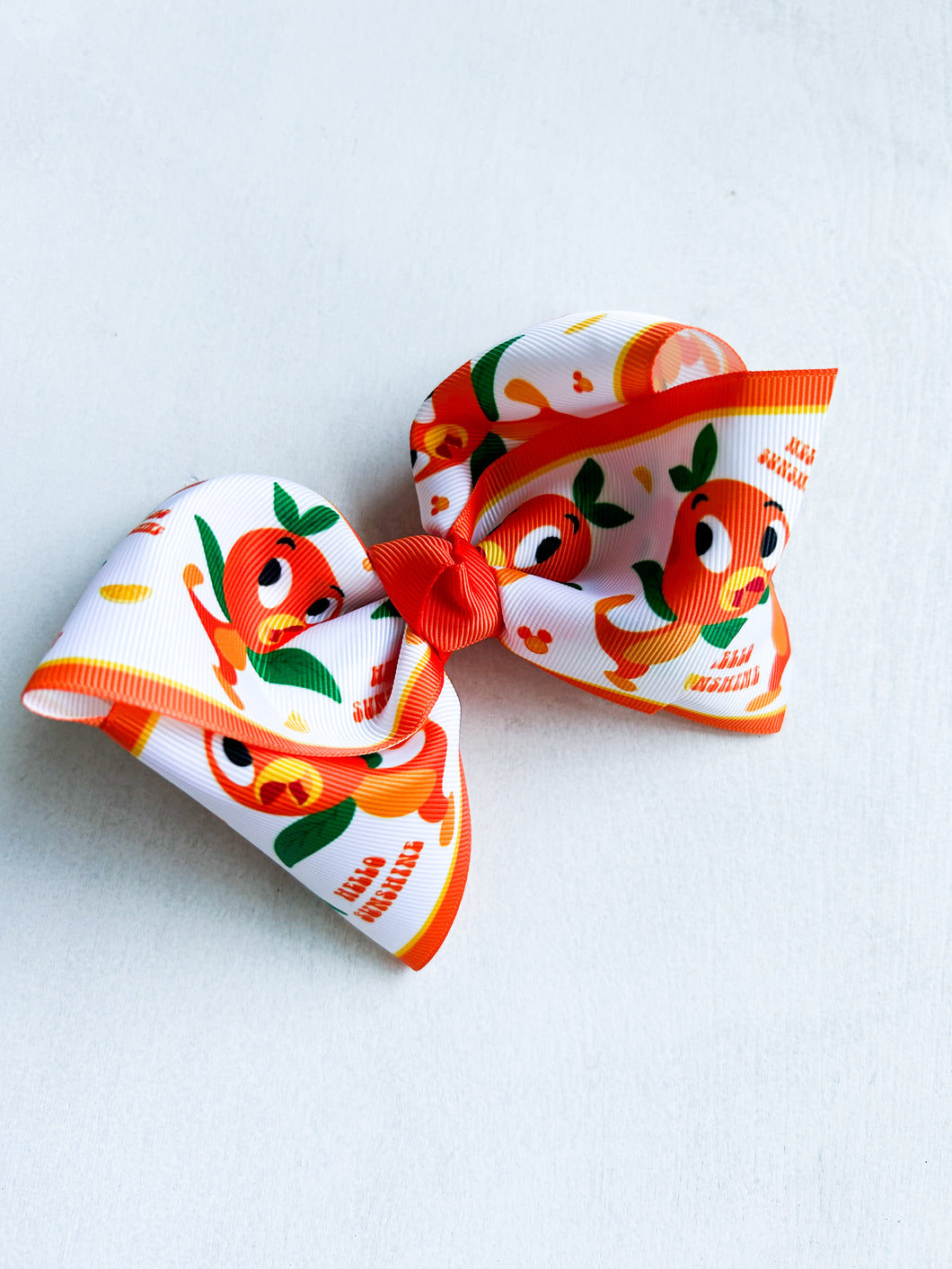 Orange Bird big bow