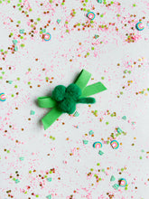 Load image into Gallery viewer, Felt Shamrock Bow
