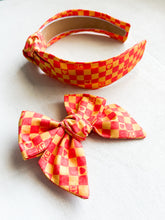 Load image into Gallery viewer, Chiefs Checkered Headband
