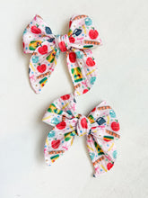 Load image into Gallery viewer, School Supplies on Soft Pink Bow
