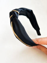 Load image into Gallery viewer, Black with Gold Headband
