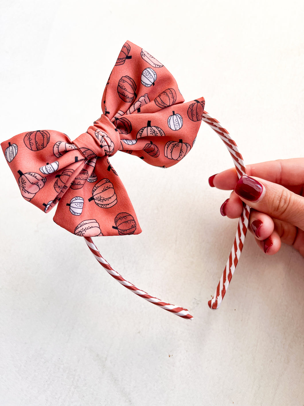Pumpkin Stripes Headband