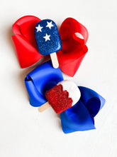 Load image into Gallery viewer, Patriotic Popsicle Big Bows
