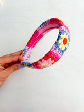 Load image into Gallery viewer, Pink Granny Square Headband

