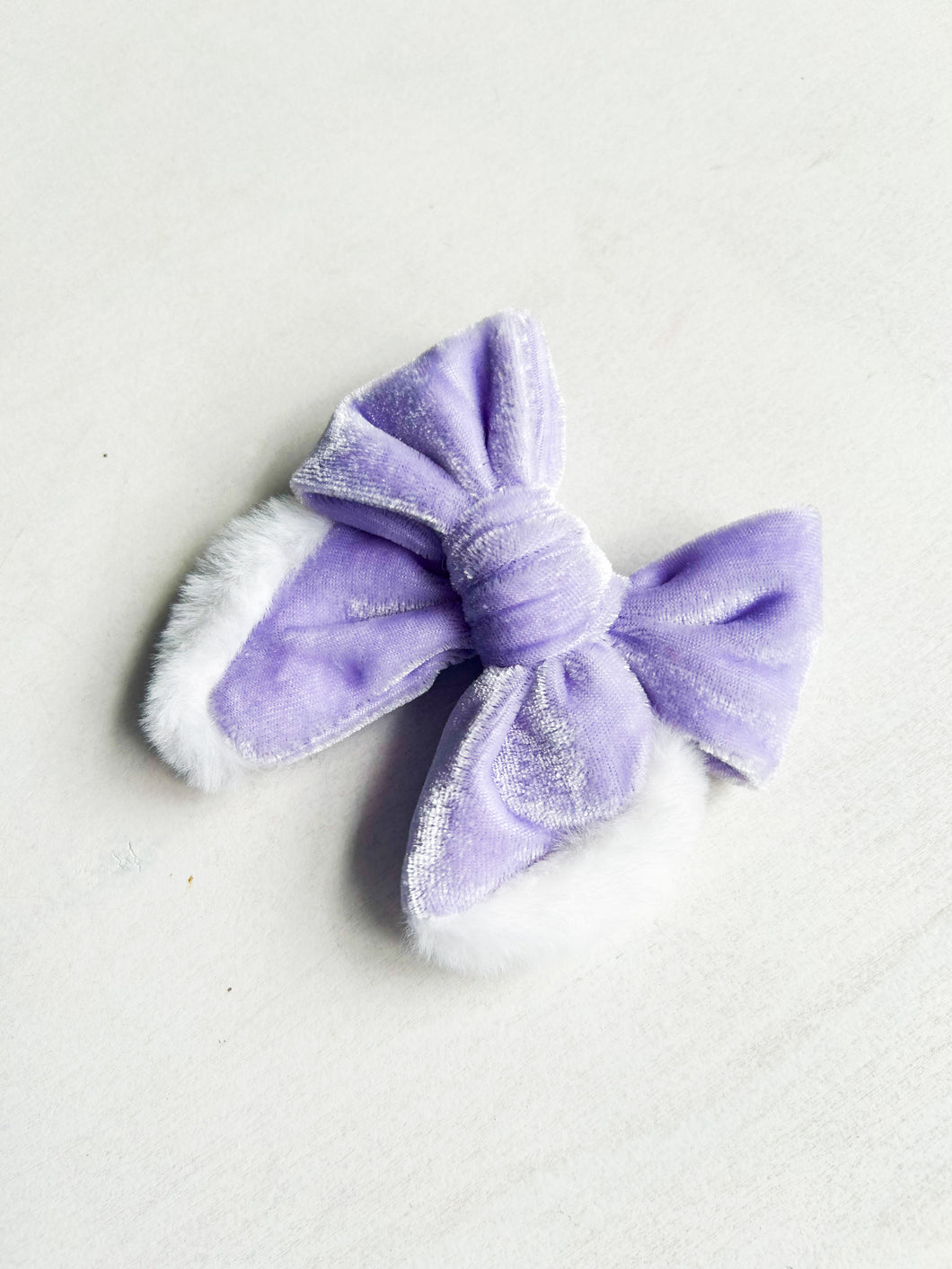 Lilac Winter Bow