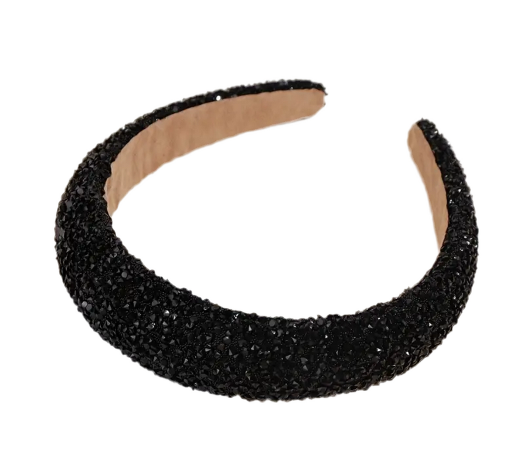 Black Sprinkle Headband