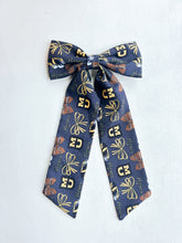 Load image into Gallery viewer, MIZZOU Black Long Tail Bow
