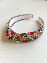 Load image into Gallery viewer, Festive Floral Watercolor Headband
