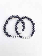 Load image into Gallery viewer, Custom Unisex Black Bracelet Stack
