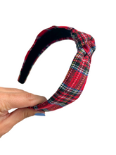 Load image into Gallery viewer, Christmas Tartan Headband
