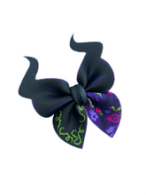 Load image into Gallery viewer, Maleficent Bubble Bow

