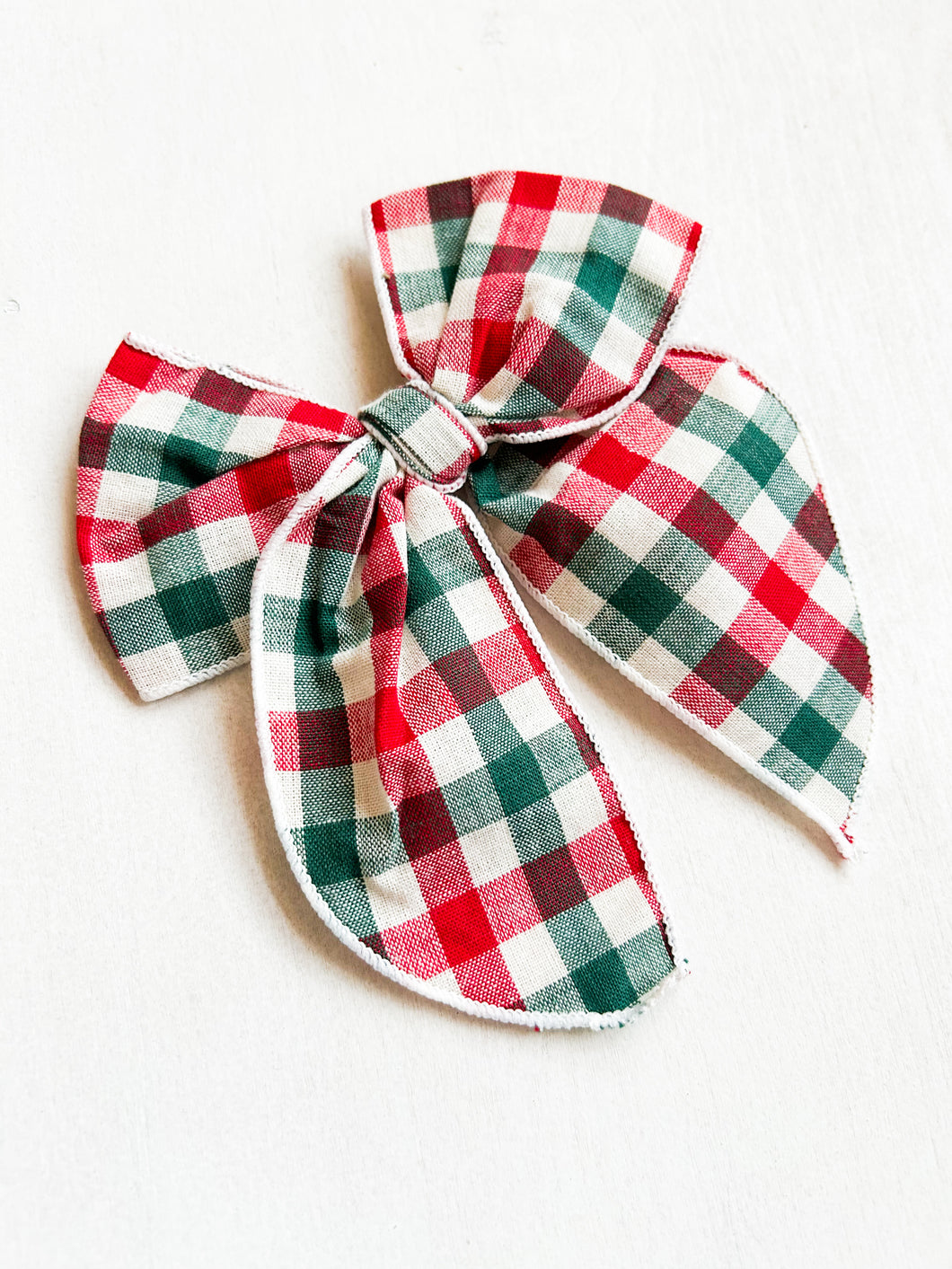Holiday Plaid Bow