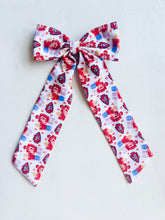 Load image into Gallery viewer, T swift + T Kelce Long Tail Bow
