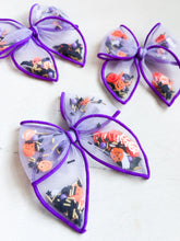 Load image into Gallery viewer, Purple Pumpkin Shaker Bows
