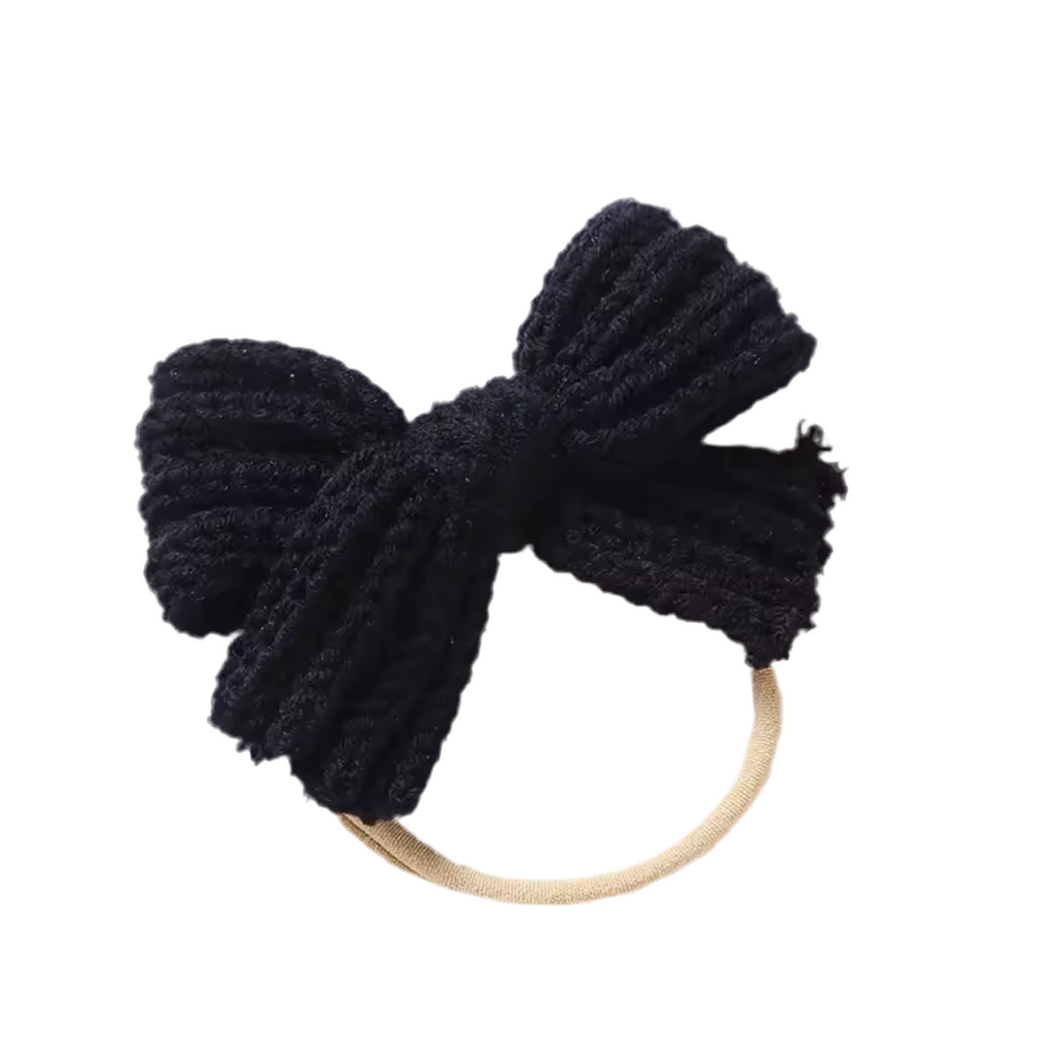 Black Sweater Bow