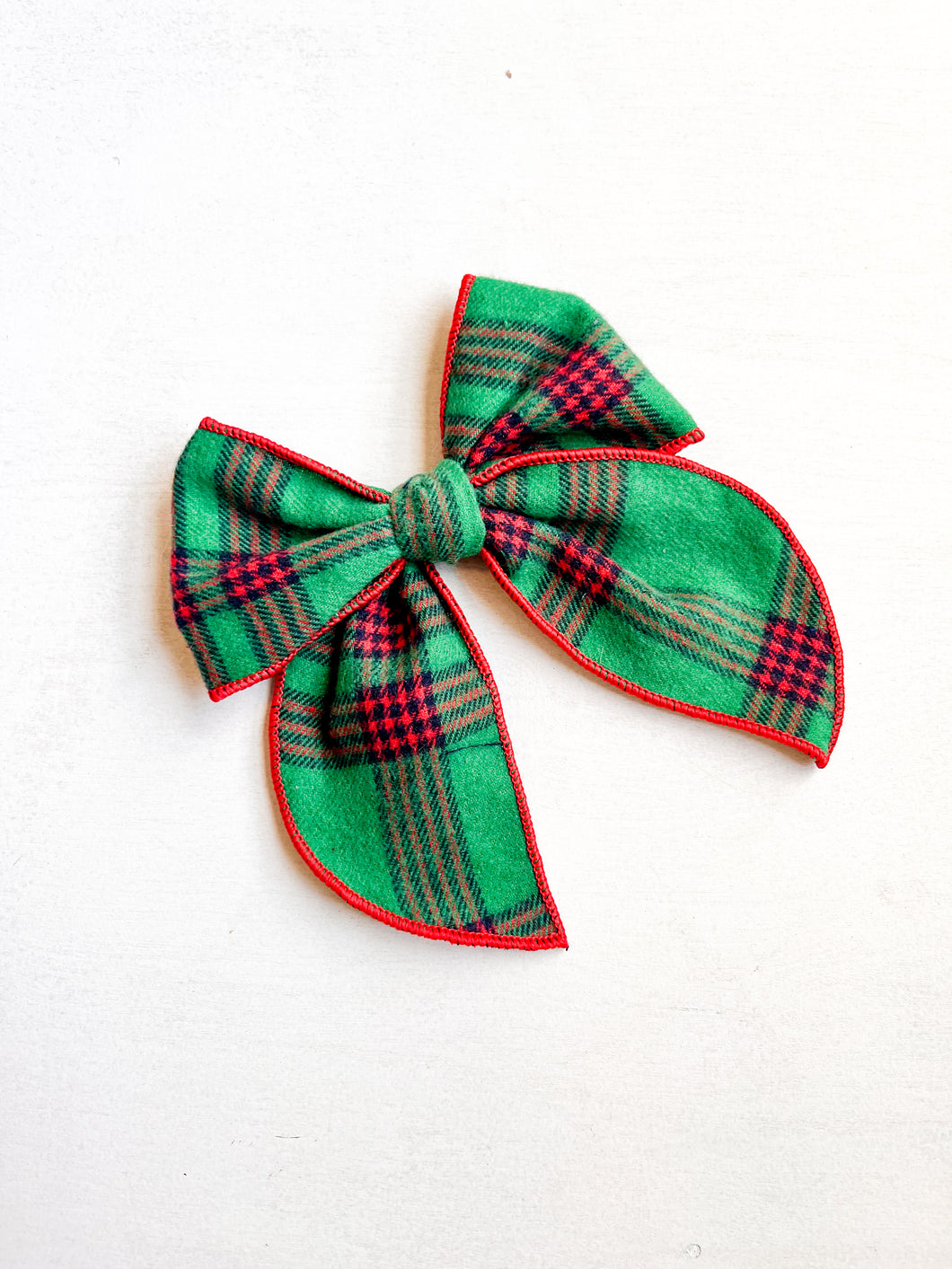 Green Tartan Isabella Bow