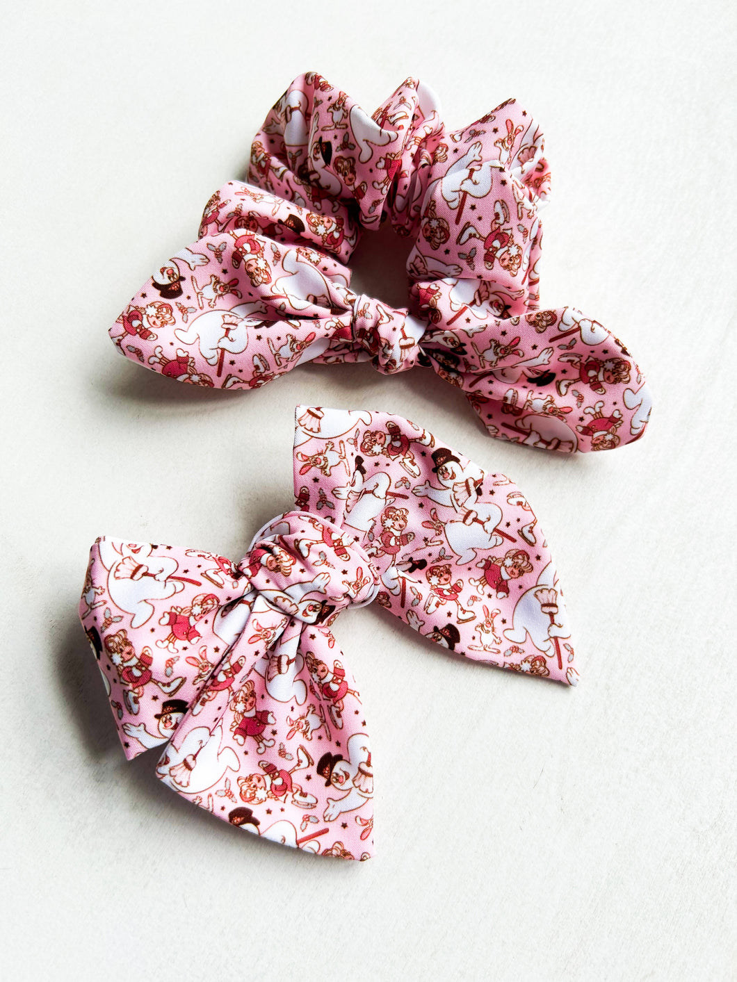 Frosty on Pink Scrunchie