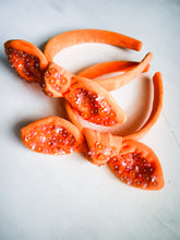 Load image into Gallery viewer, Neon Orange Sequin Headband
