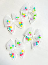 Load image into Gallery viewer, Neon Pom Pom Bow

