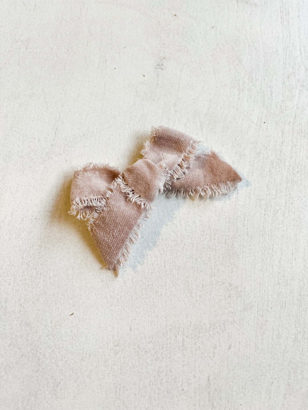 Taupe Velvet Fray