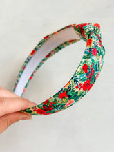 Load image into Gallery viewer, Festive Floral Watercolor Headband
