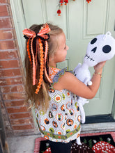 Load image into Gallery viewer, Jack O’Lantern Ribbon Bow

