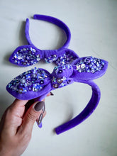 Load image into Gallery viewer, Purple Sequin Headband
