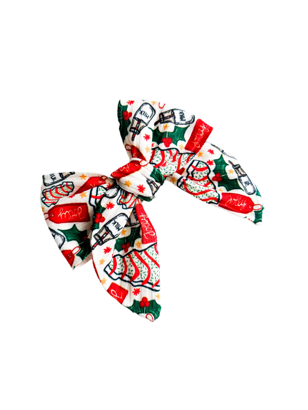 Christmas Tree Cakes Bow