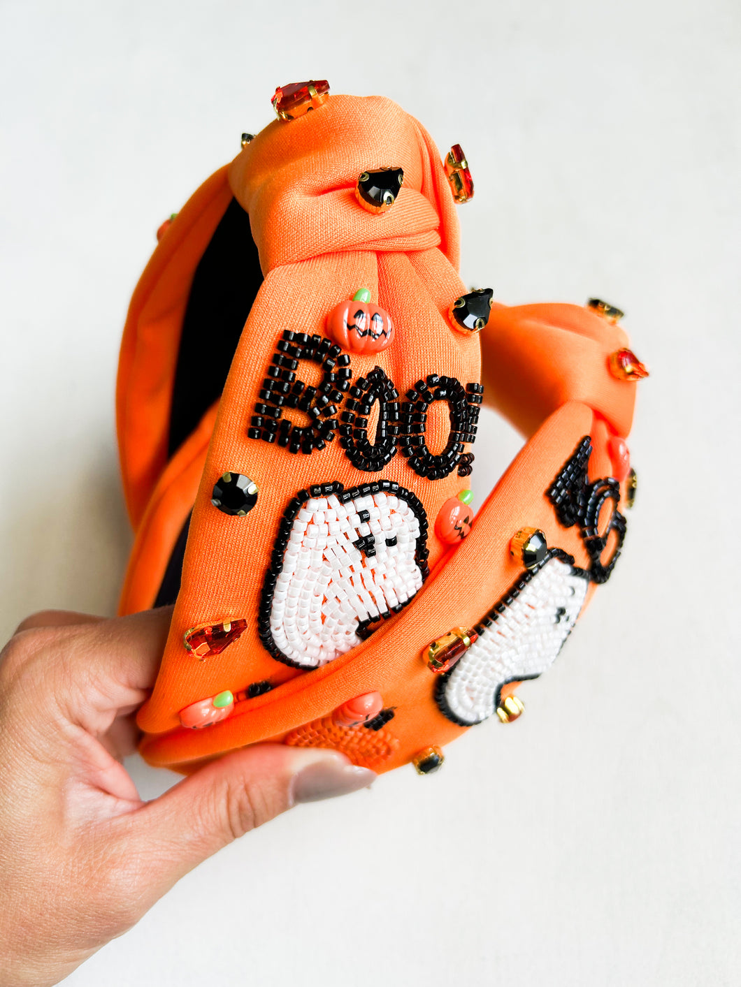 BOO beaded headband
