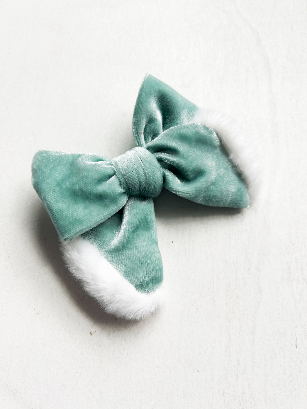 Teal Winter Bow