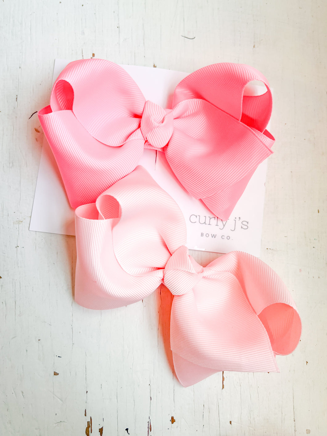 Pretty in Pink Big Bow Set