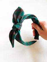 Load image into Gallery viewer, Tartan Hunter Green Headband
