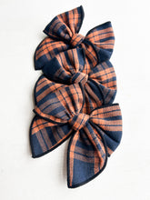 Load image into Gallery viewer, Classy Halloween Plaid Bow
