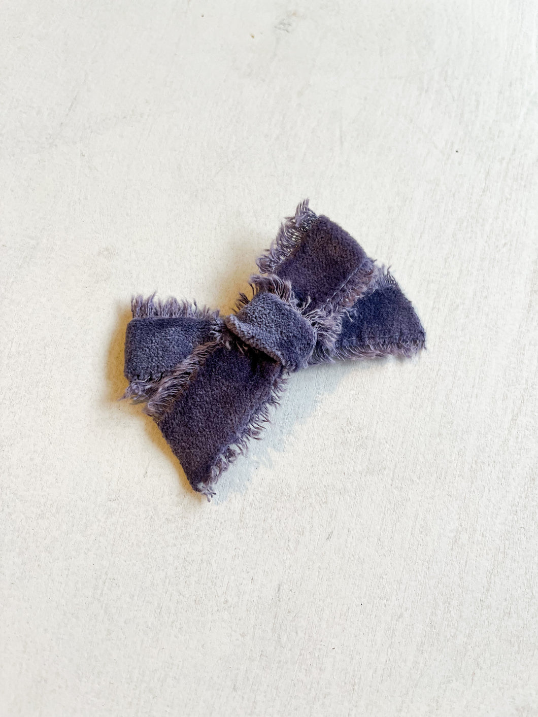 Dusty Lilac Velvet Fray