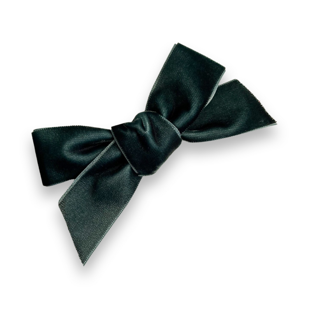 Hunter Green Midi Velvet