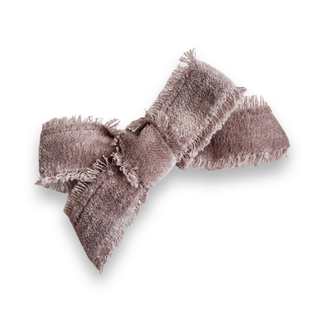 Slate Velvet Fray