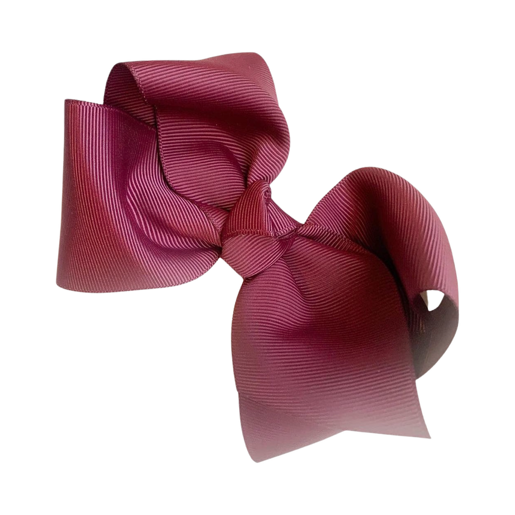 Burgundy Big Bow