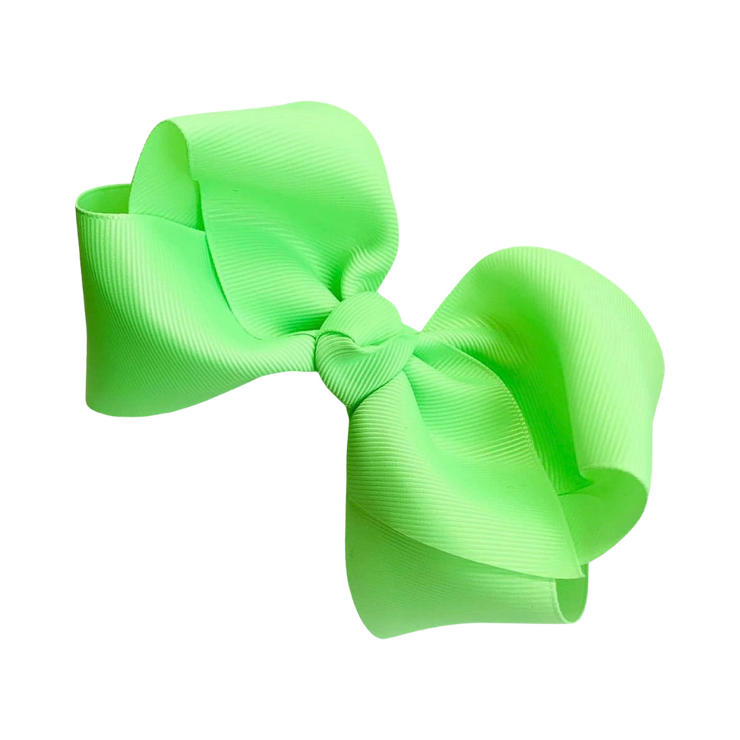 Neon Green Big Bow