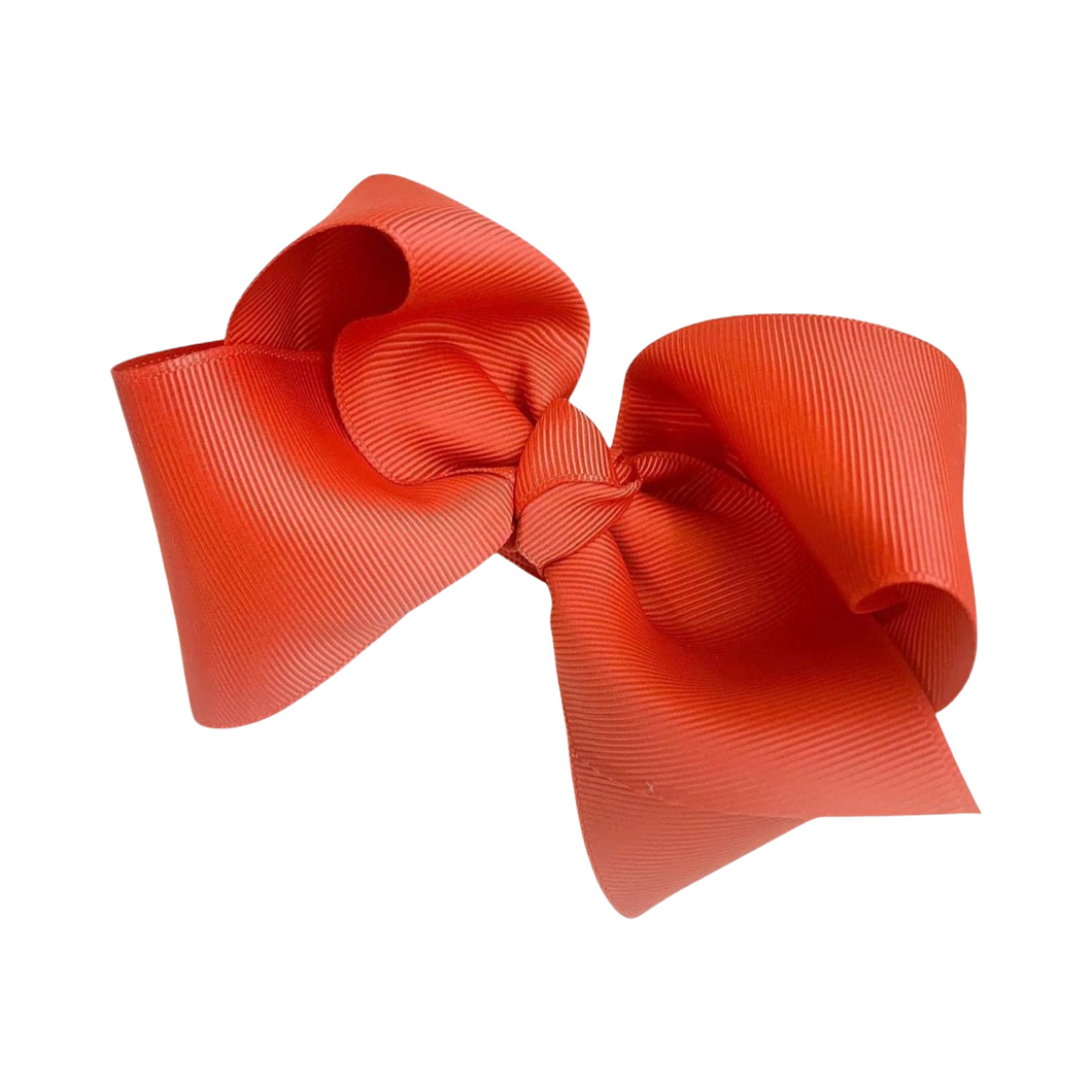 Burnt Orange Big Bow